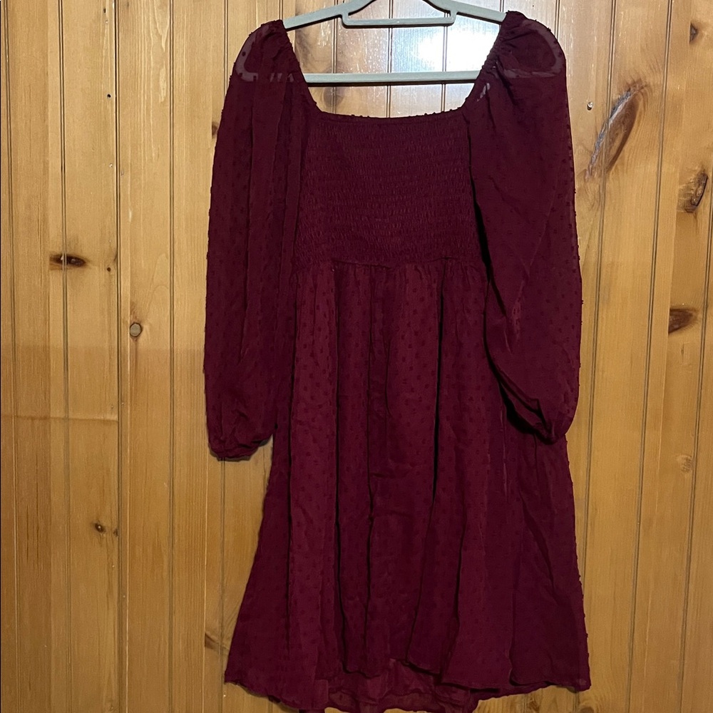 TALISEA Swiss Dot Long Sleeve Dress - Picture 4 of 11